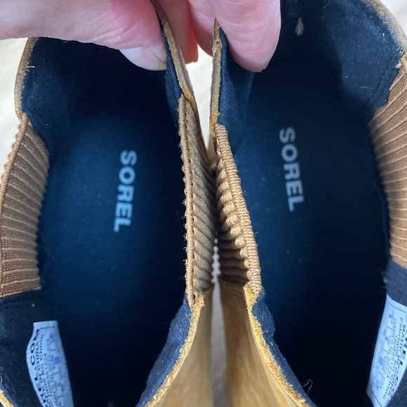 Sorel Joan of Arctic Leather Ankle Boots Wedge size 8 - Picture 14 of 16